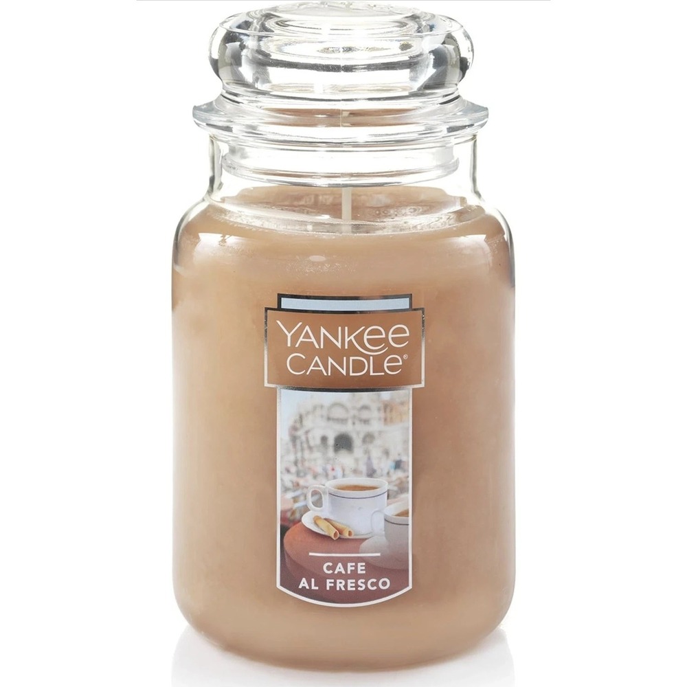Yankee‎ Candle Cafe Al Fresco Classic Large Jar 22 Ounce Candle - NEW